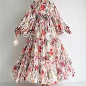 Floral Print Maxi Dress